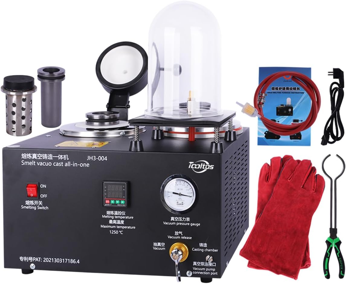 Digital Display Jewelry Casting Vacuum Melting Machine