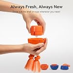 Cheerble Interactive Dog Toys, Wicked Ball Rolly, Motion Activated Dog Stimulation Toy with Rope & Barks Sound, 3 Mode Automatic Rolling Ball, E-TPU Material, Rechargeable for Small to Large Dogs