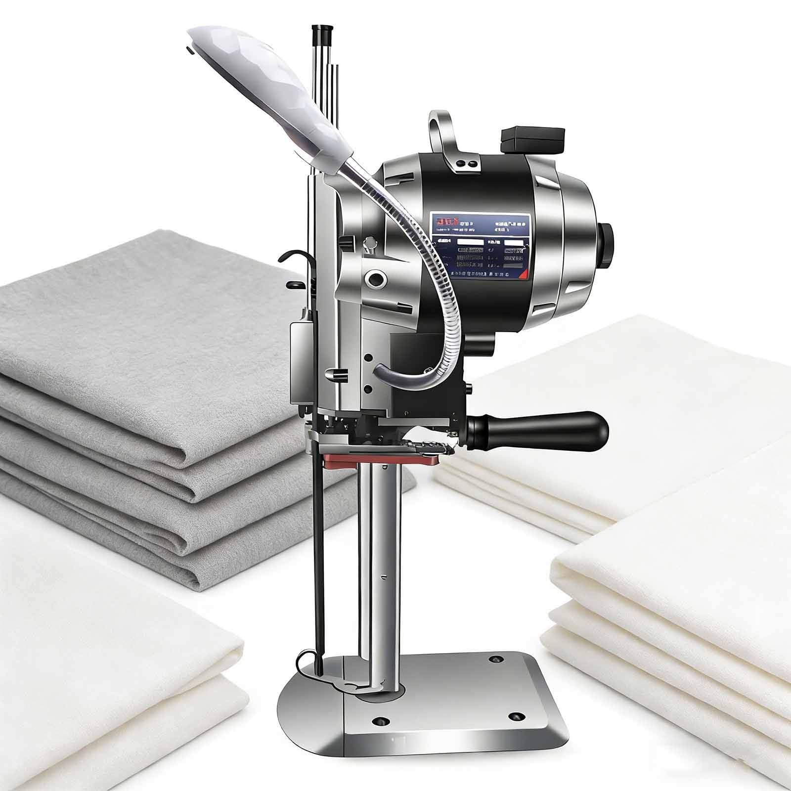 Macchina da Taglio per Tessuti ad Alta Velocità 1100 W, Macchina da Taglio Industriale per Tessuti, Taglierina Verticale con Lama Dritta per Tessuti per Abbigliamento Professionale 34cm(15in)