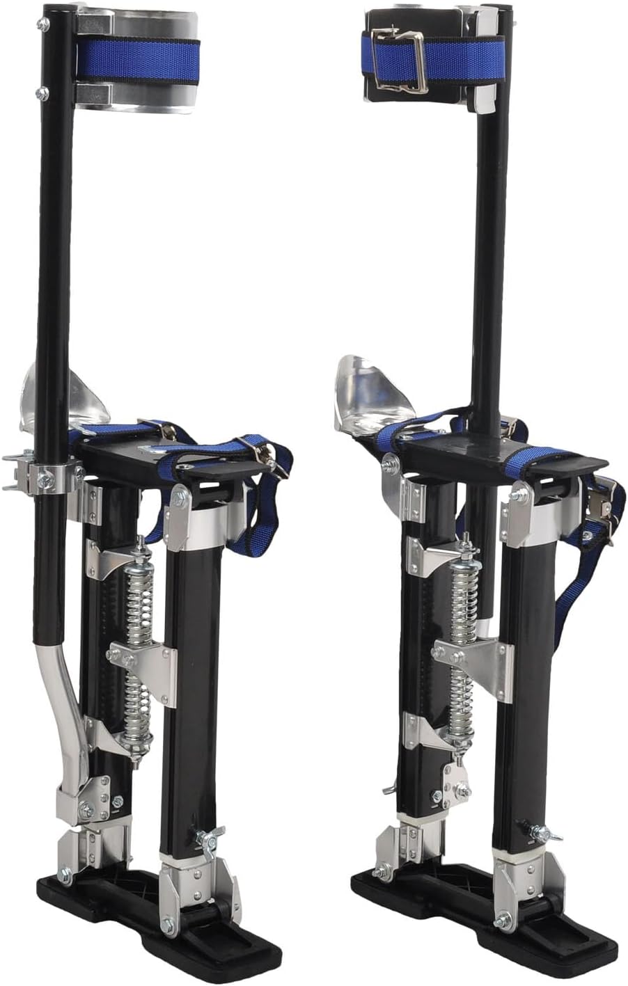 Adjustable 15"-23" Drywall Stilts Aluminum Tool - Taping Painting Painter Black