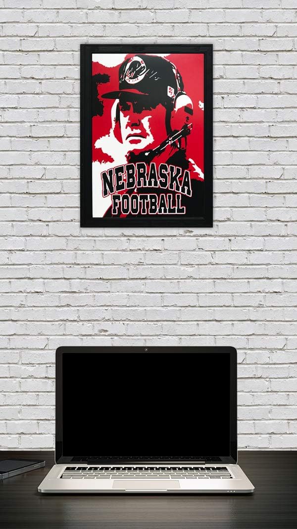 Shafer Print Shop Nebraska Husker Football Fan Poster (Tom Osborne Poster)
