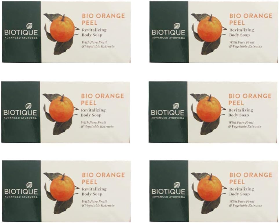 Biotique6 BIO ORANGE PEEL SOAP REVITALIZING BODY SOAP (150GM)