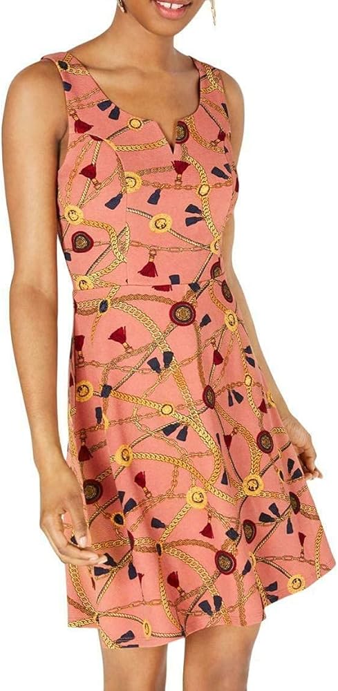 Planet Gold Womens Juniors Notched Sleeveless Casual Dress Pink XS at  Amazon Women's Clothing store
