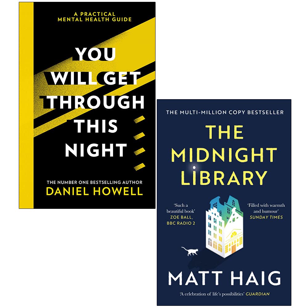 You Will Get Through This Night By Daniel Howell & The Midnight Library By Matt Haig 2 Books Collection Set