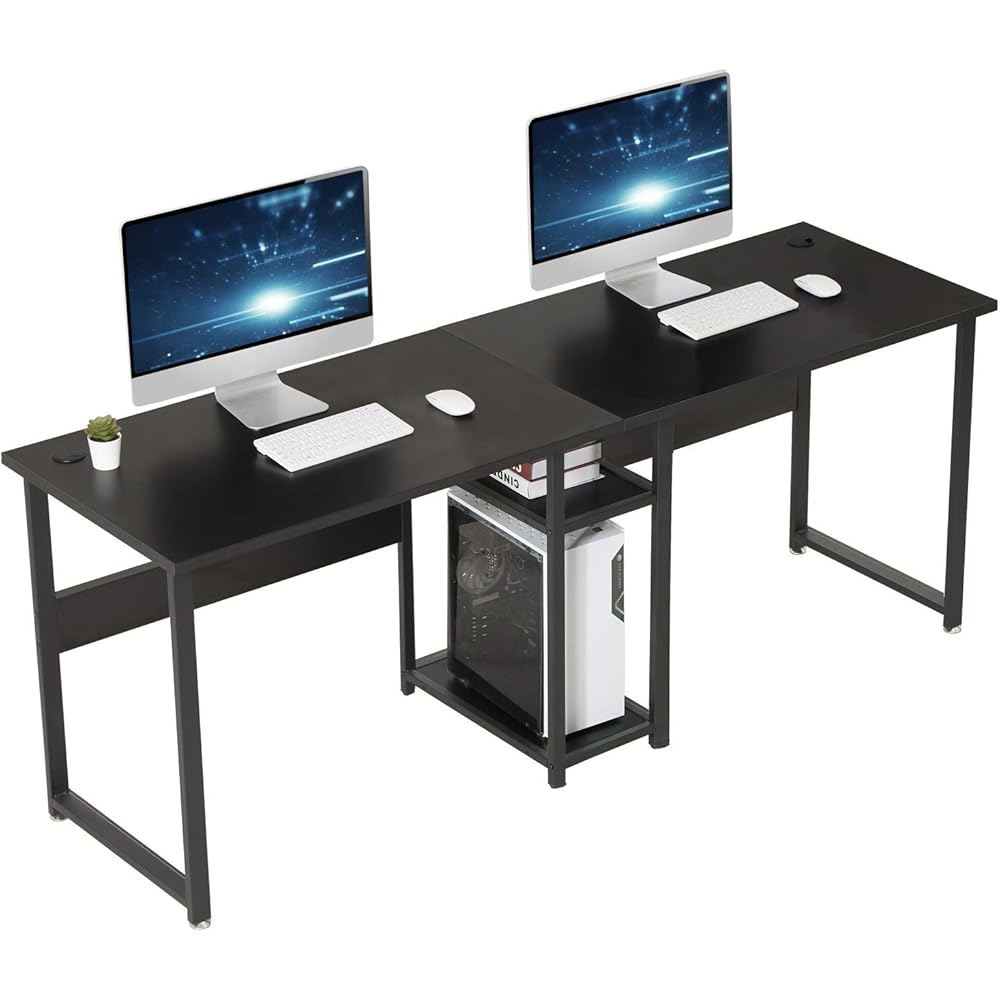 Sedeta Two Person Desk, Double Workstation Desk, 78 inches