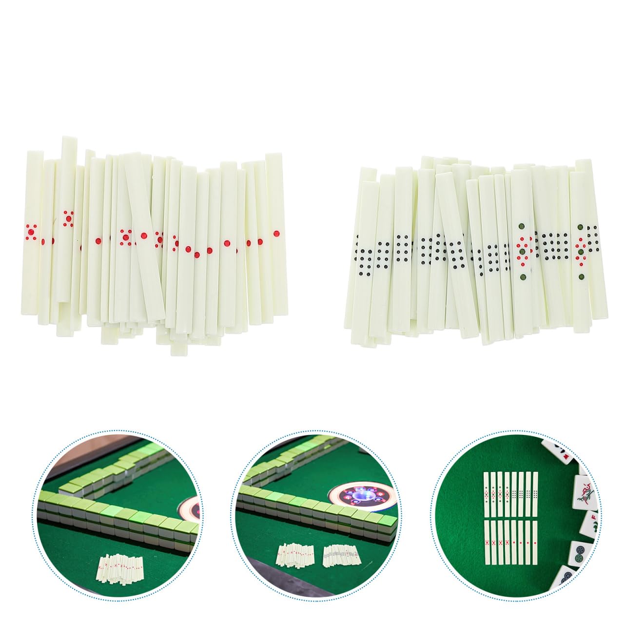 Warmhm 88pcs Chinese Mahjong Scoring Sticks Set for Mahjong Game Accessories Portable Family Board Game Kit for Players and Home Gaming - Image 4