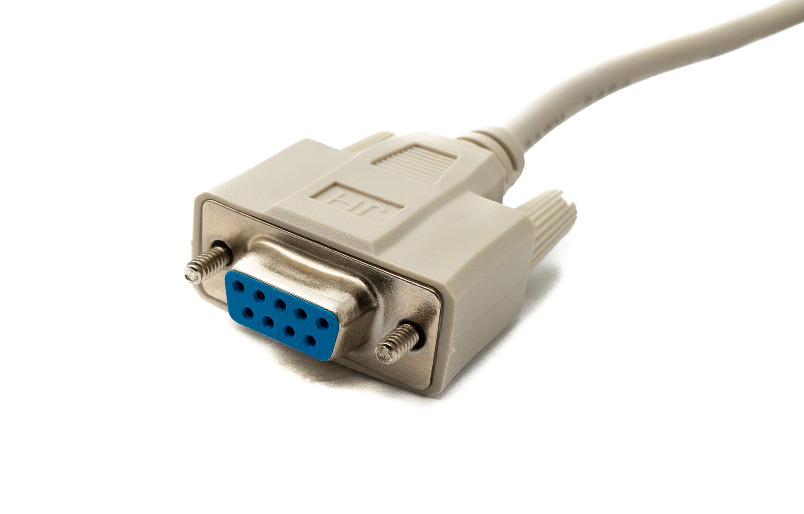 System-S D Sub cavo 3m 9 pin femmina a femmina RS232 DB9 adattatore grigio