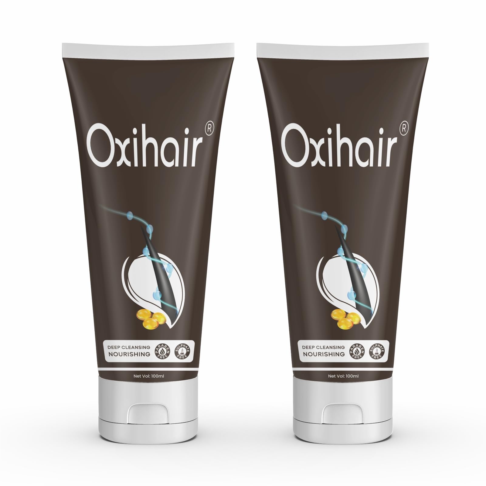 SHAMPOO Hair Shampoo 100 ML | Gentle Nourishing Shampoo for All Hair Types | Daily Hair Cleanser for Healthy, Soft Hair Pack of 2 (OXIHAIR-SHAMPOOPO2)-image-34