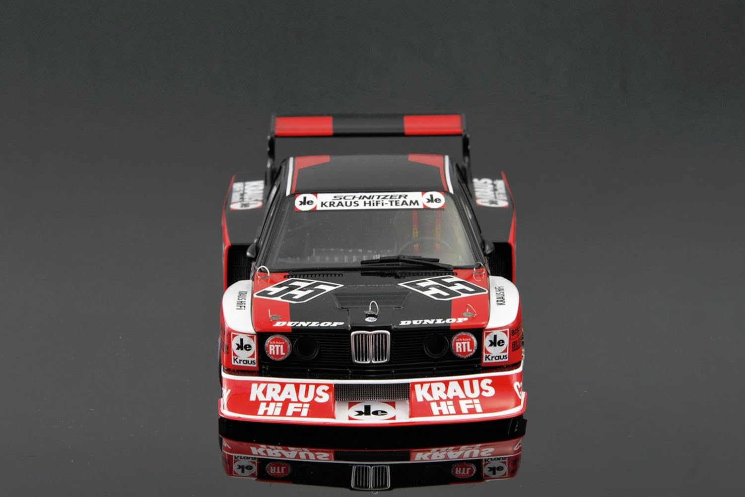 PLATZ) PLATZ/BEEMAX 1/24 BMW 320 E21 Turbo Gr.5 1980 DRM Zolder Westfalen Cup Winner Kunststoff Modell BX24028 (Automobil)