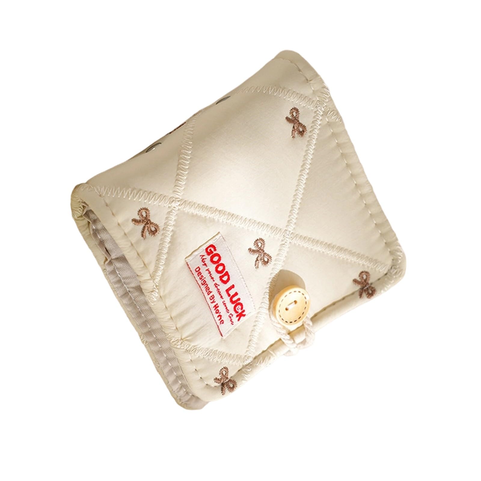Buxuaaaa Rice Embroidered Bowknot Photo Album For 3Inch Photos With Polyester And Stylish Home Decoration Design Picture Owner