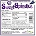 Sweet Spindles Mini Hard Candy Sticks - 50-Piece Jar (Purple)