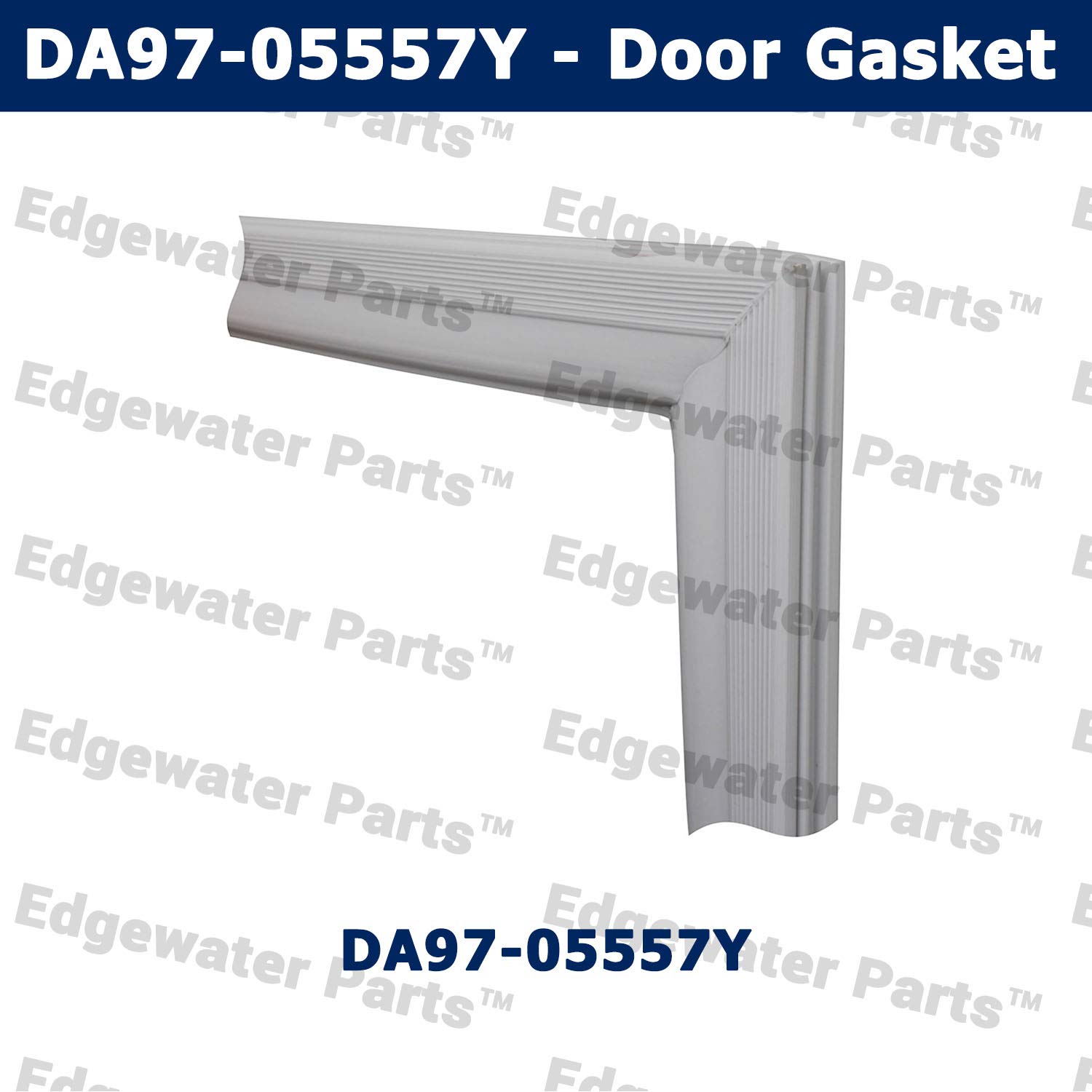 Edgewater Parts DA97-05557Y, AP5583813, PS4173510 Refrigerator Freezer Door Gasket, Color- Gray, Compatible with Samsung