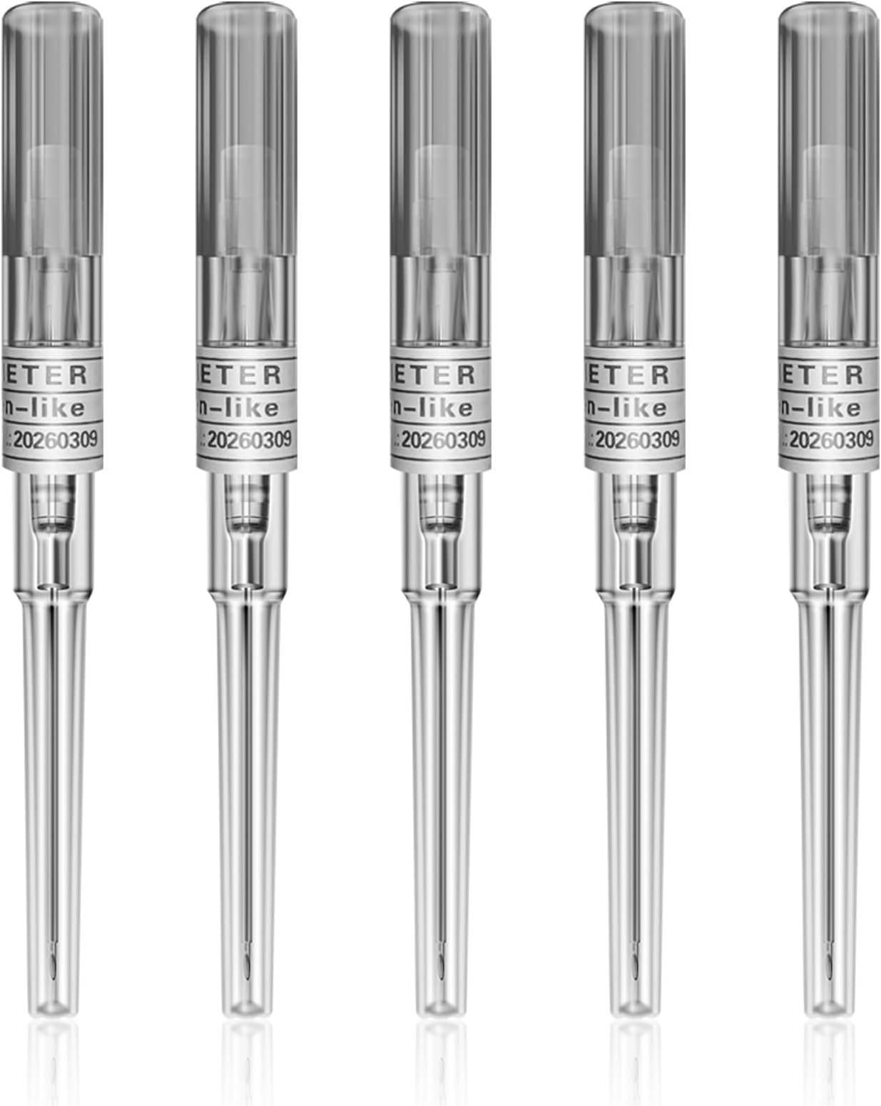 Catheter Needles - Autdor 5Pcs Piercing Needles 16 Gauge IV Catheter Needles Ear Nose Piercing Needles Stainless Steel Hollow Needles for Ear Nose Lip Tongue Belly Navel Nipple Cartilage Piercing Kit