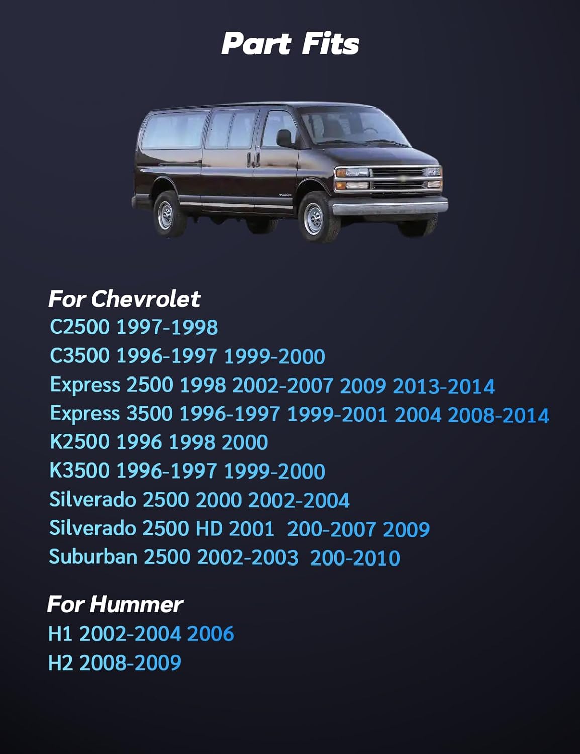 8x6.5 to 8x180 2" Wheel Spacers For Chevrolet For GMC For Hummer | Forged Spacers with 8 Lug 126.15mm 14x1.5 Studs | Silver Wheel Spacers Adapters 4PC