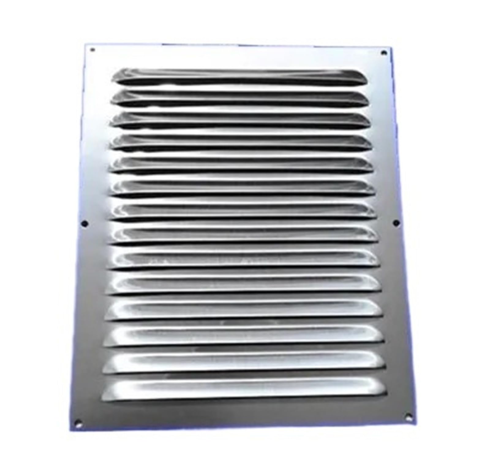 Ventilation Grilles Aluminum Air Vent Ventilator Grille Undereave Under Eave Louvers Stainless Steel Copper Rain(W250H300mm AL)