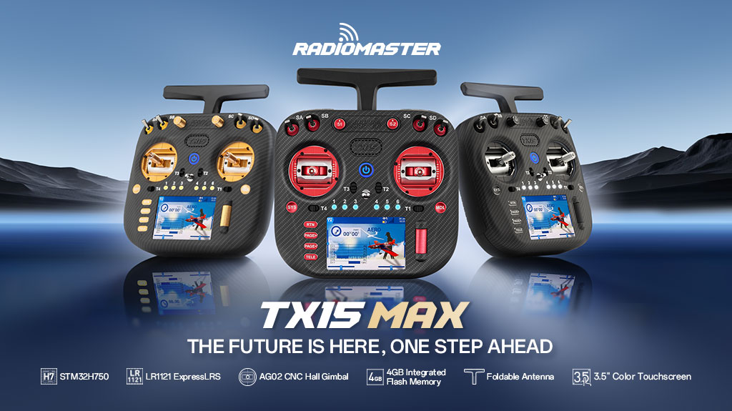 Amazon.com: RadioMaster TX15 Max V5.0 16CH 2.4G RC Transmitter