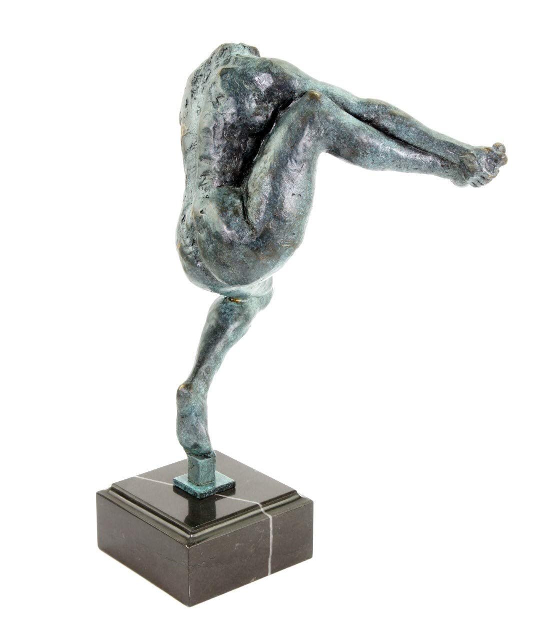 Moderne Bronzestatue - Iris, die Götterbotin (1891) - signiert Auguste Rodin - Musée Rodin Paris - Erotik Akt - Erotische Frauenfigur auf Marmorsockel - 100% Bronze - Kunst kaufen