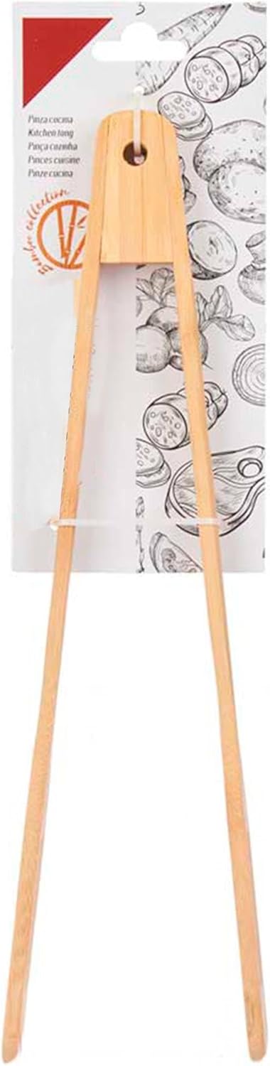 KINVARA collection bamboo kitchen tongs