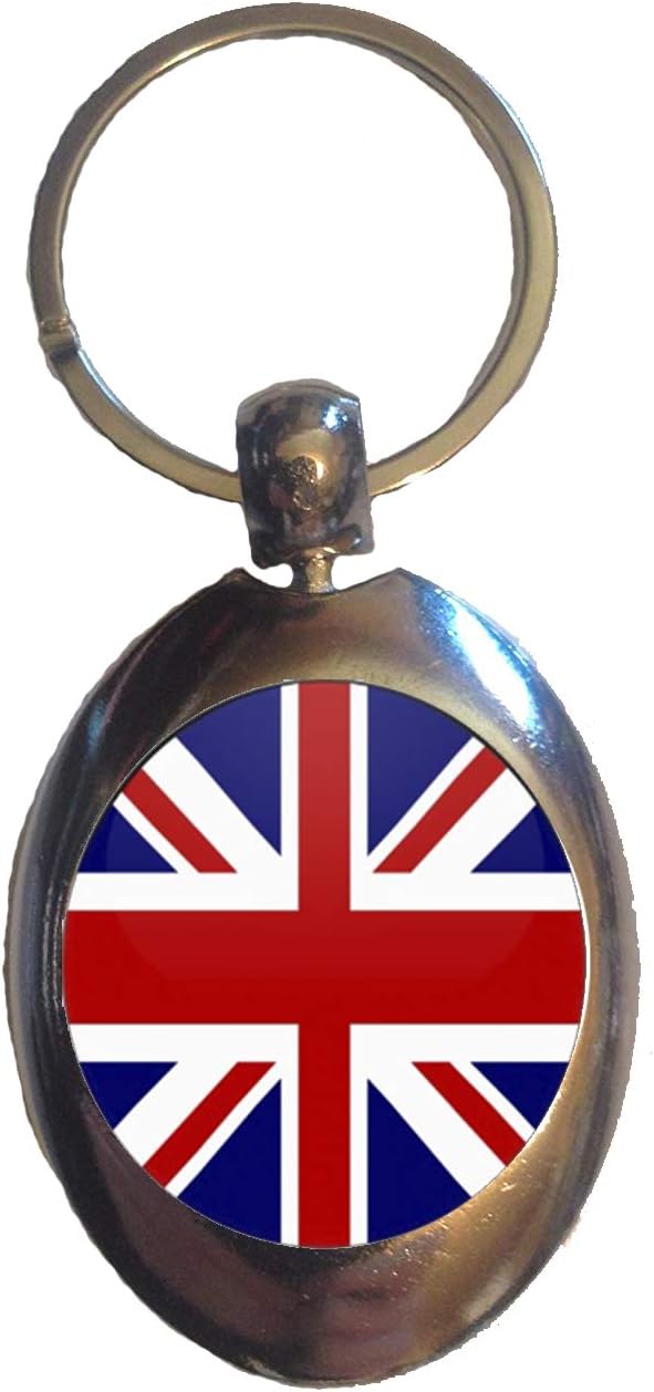DottsMusicUnion Jack/Great Britain Flag - Shopping Trolley Keyring - Token (ยฃ1 Coin)