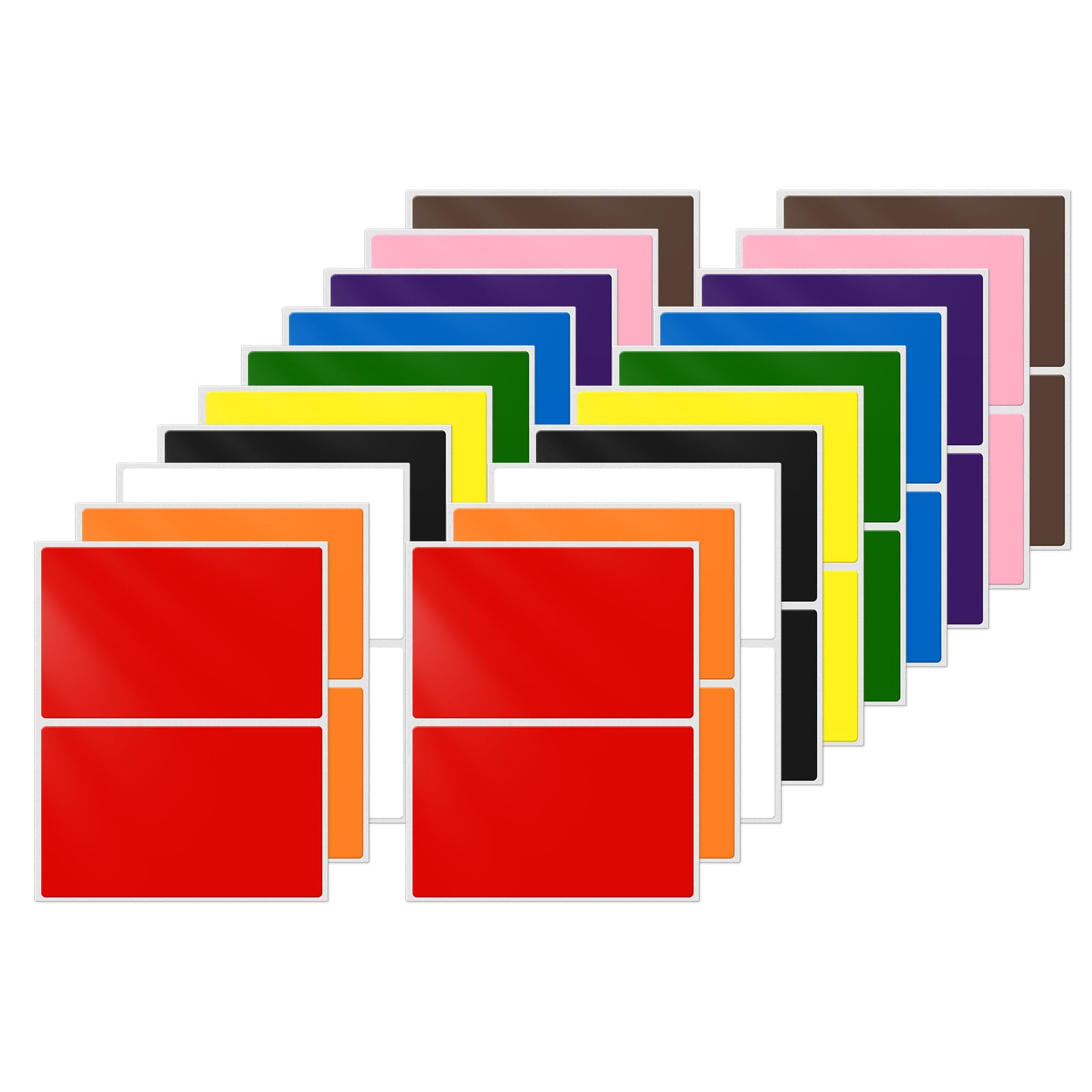 Plastic labels kopen? 13 verschillende kleuren! - Verpakkingen Online