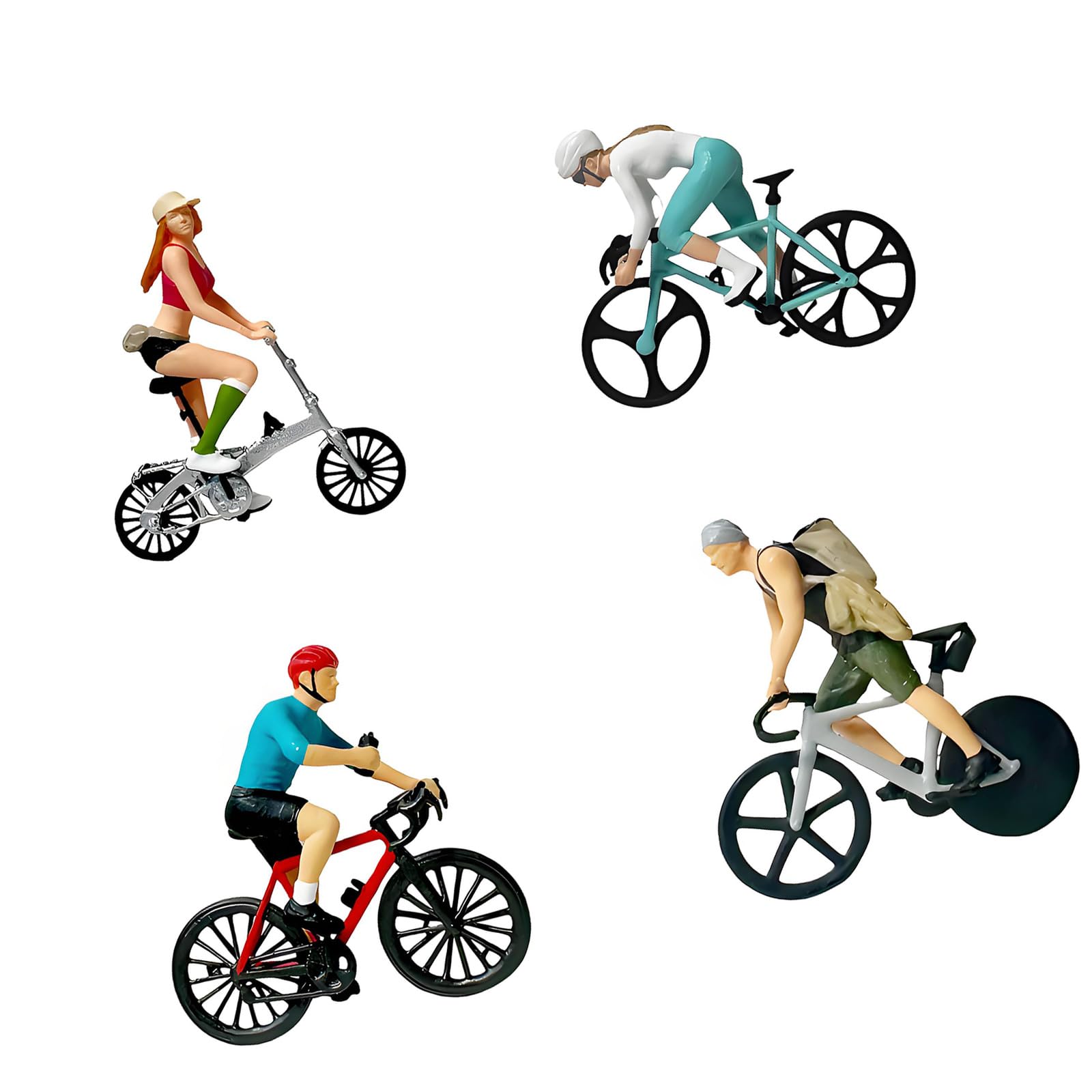 Scena Bicicletta in Scala Modello in Resina Suit