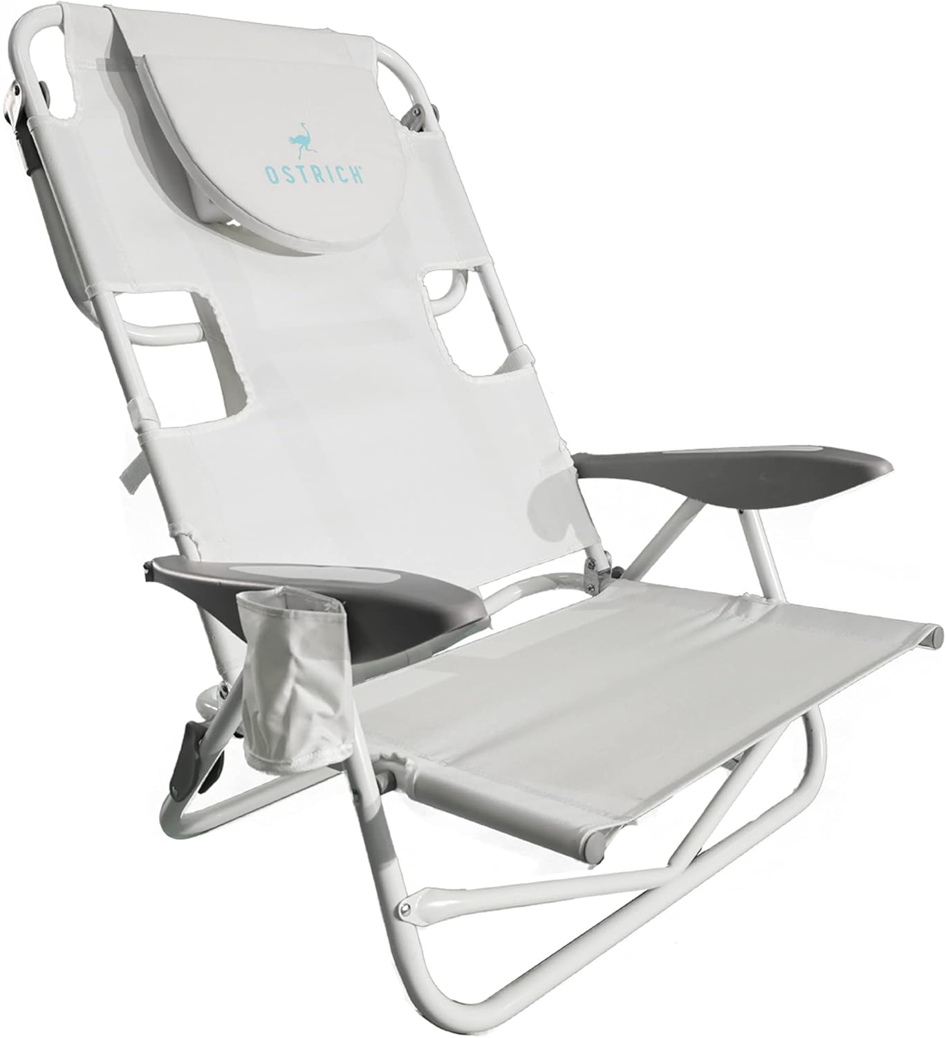 Ostrich Deluxe On Your Back Backpack Beach Chair with Face