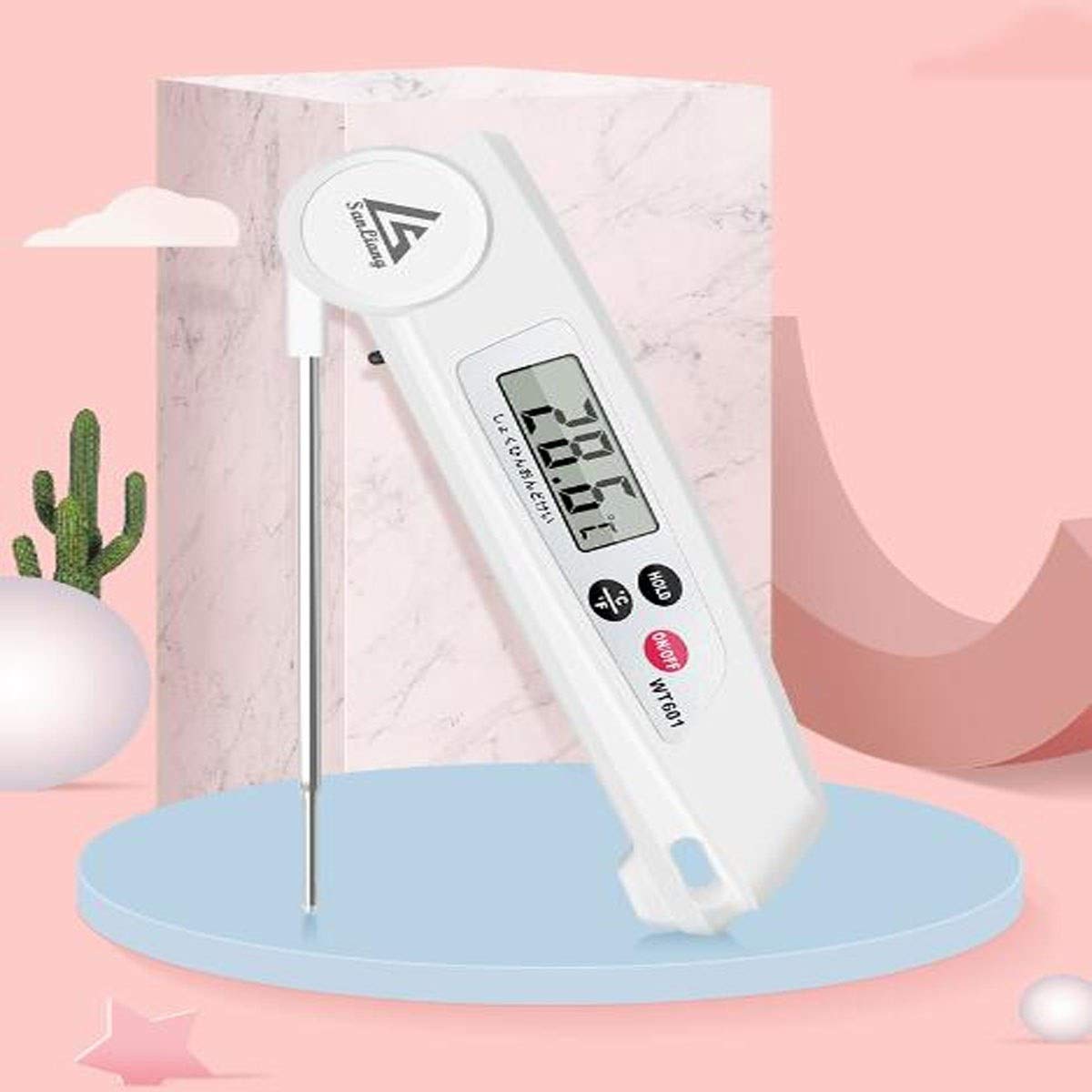 XINGYU Termometr, wskaźnik temperatury wody, temperatura oleju, kuchnia, wysoce precyzyjna żywność, temperatura wody, ciepła temperatura mleka, butelka dla niemowląt, sonda do butelek dla niemowląt, bardzo przydatna dla skóry