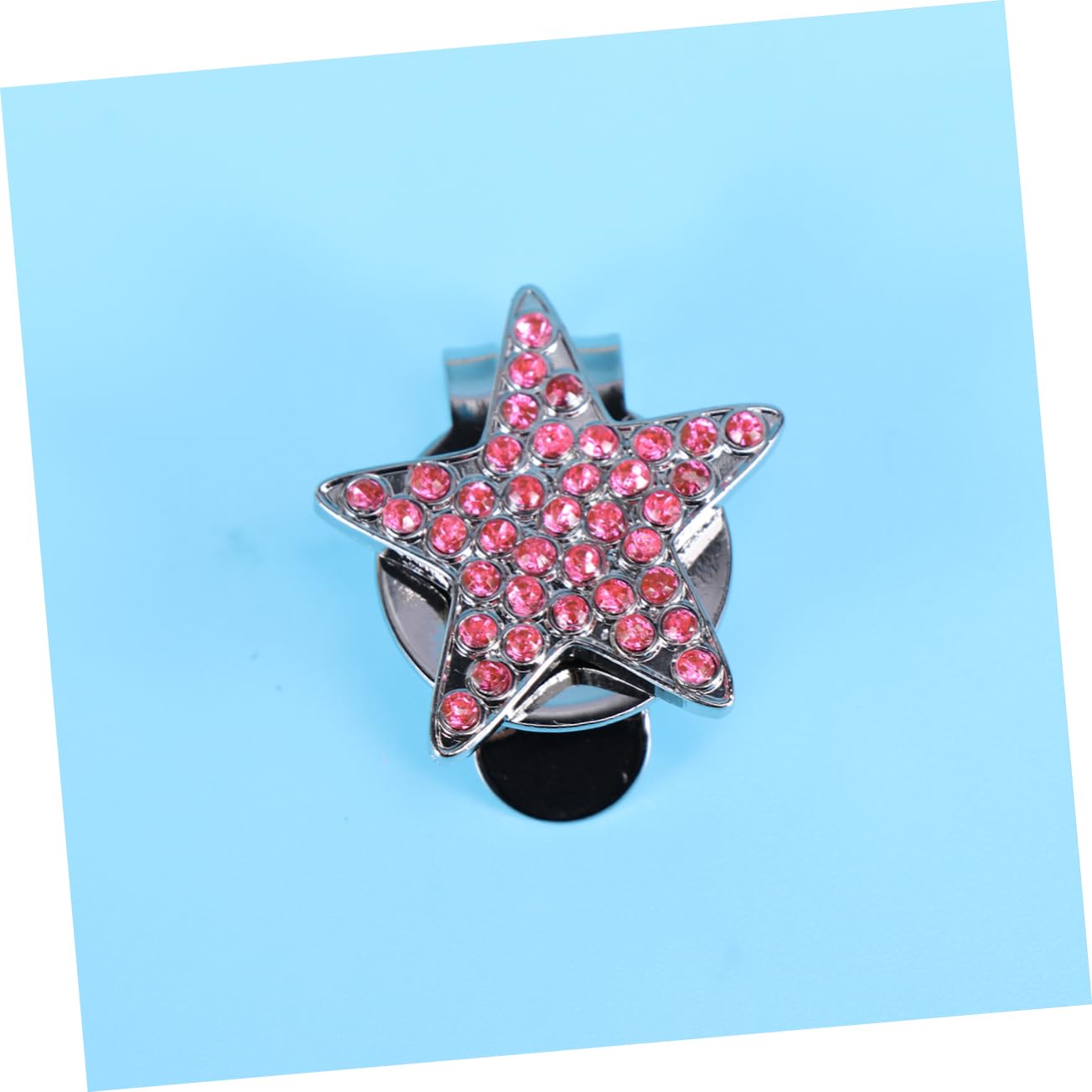 3 Stück Elegante Clip-Marker Aus Metall Hut-Clip-zähler Für Golfer Stilvolle Strasssteine Passt Auf Hüte Gürtel Und Taschen