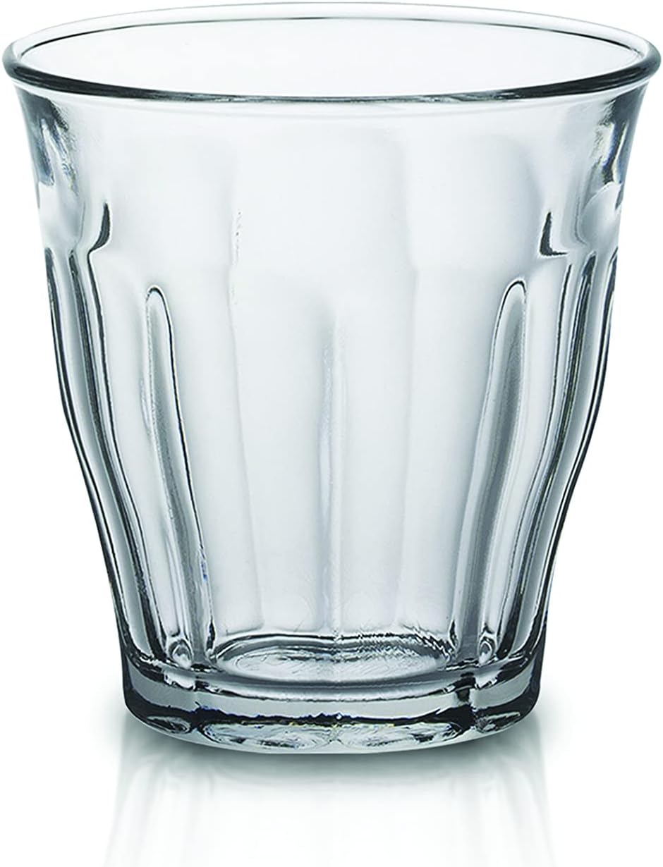 Duralex Made In France Picardie Clear Tumbler, Set of 6, 10-1/2-Ounce