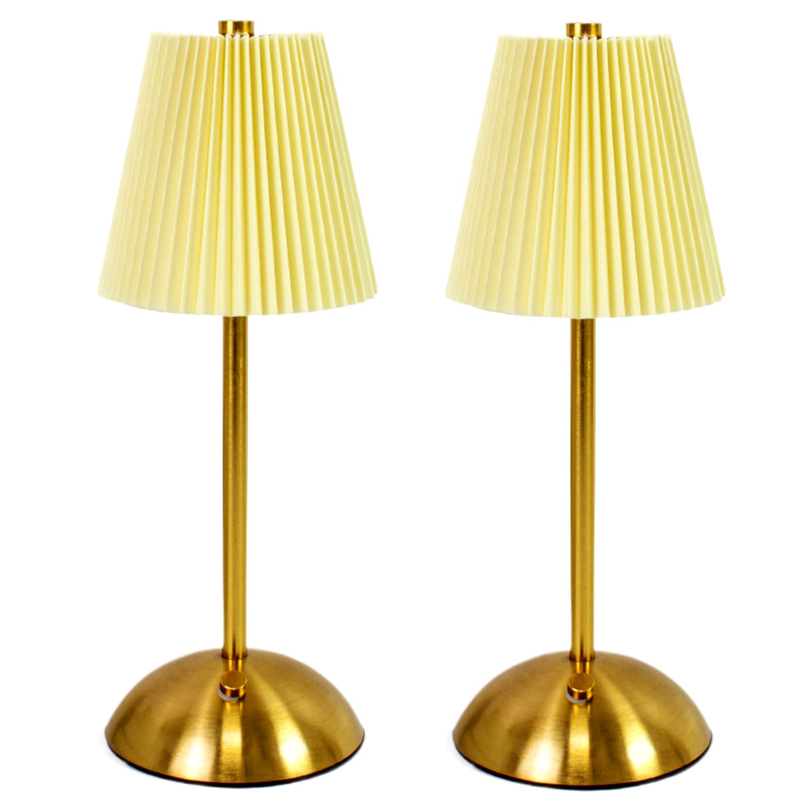 Bezprzewodowa lampa stołowa, 2 sztuki, zasilana bateriami, lampka nocna LED, 3 kolory, ściemniana, lampa biurkowa ze sterowaniem dotykowym, przenośna szafka nocna, dekoracja małego stołu, do sypialni