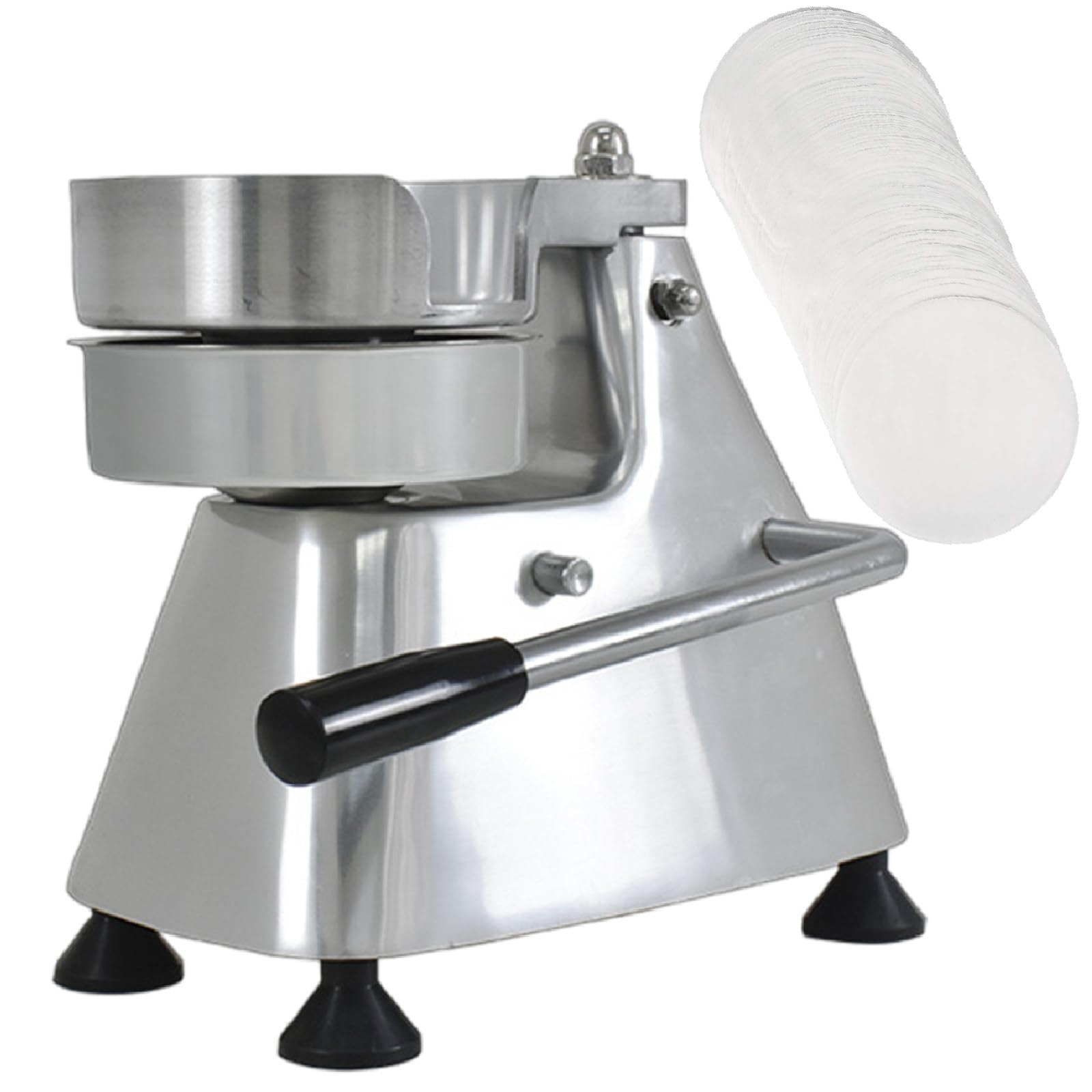 DFEDHF Hamburger Press, Commercial Hamburger Patty Maker, Stainless Steel Burger Press, Heavy Duty Hamburger Press Meat Patty Maker, 150mm