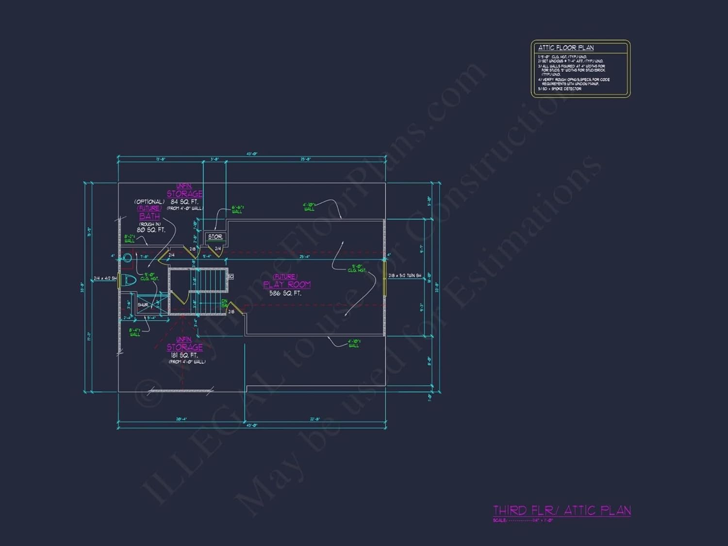 20-1017 HOUSE PLAN - Modern Craftsman House Plan with Spacious Floor Designs