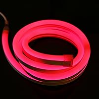 Vista 5 de Cuerda de luz LED de neón de 19.7 pies, 110 V, impermeable, flexible, enchufe estadounidense, 720 unidades SMD 2835, tira de luces LED