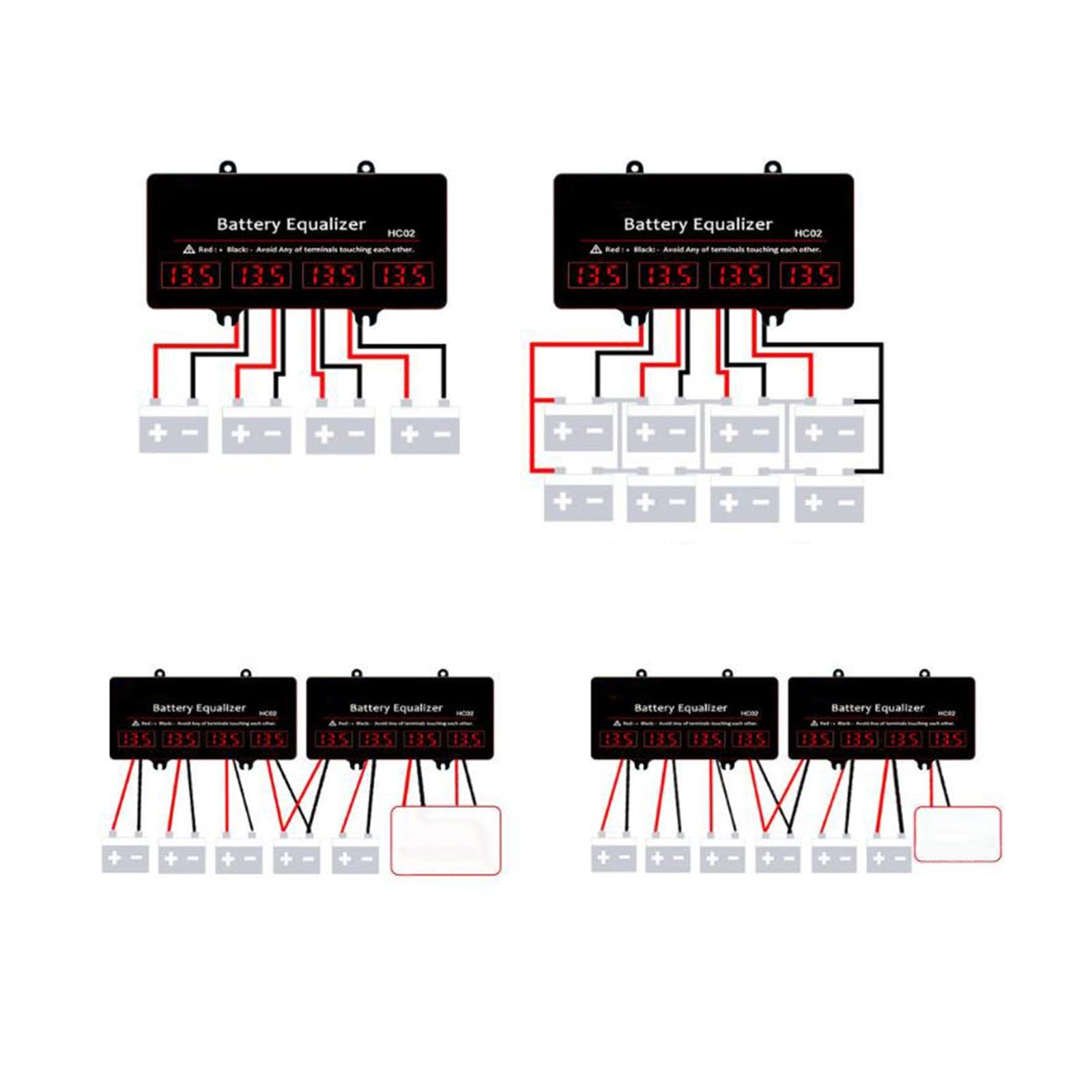 Equalizzatore bilanciatore mantiene le batterie in salute 4S per batteria collegata in serie