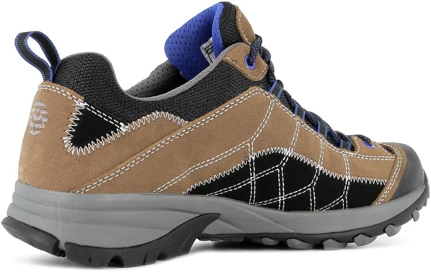 Alpina Tropez Men's Waterproof Hiking Leather Shoes with Alpitex Breathable Membrane & Slip-Resistant Vibram Sole – All-Weather Low-Cut Outdoor Trail Shoes | Made in Europe