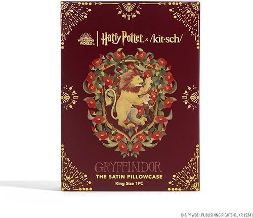 Vista 234 de Kitsch x Elf - Funda de almohada de satén con cremallera de tamaño queen/estándar, para el cabello y la piel, funda más suave que la seda, lavable a