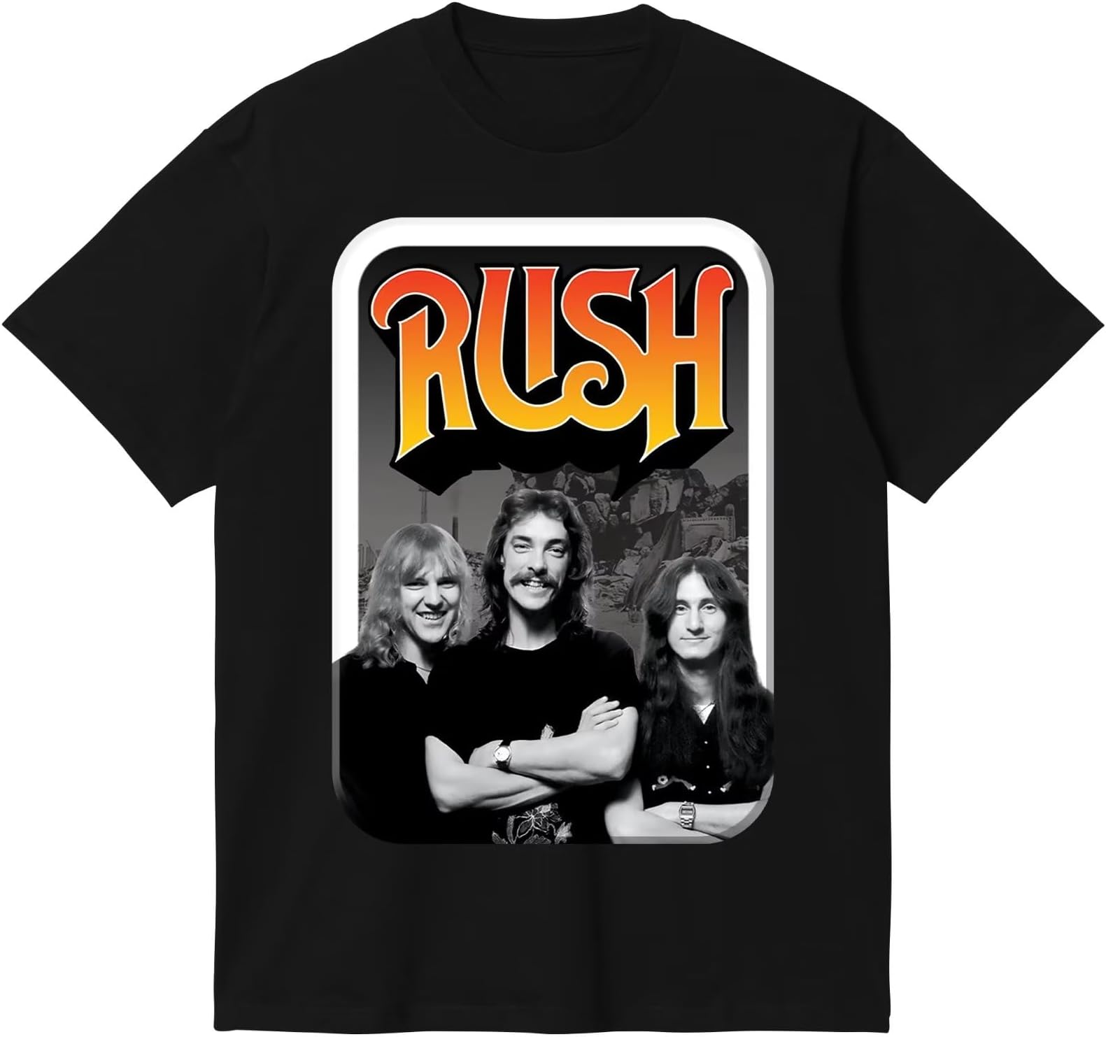 Rush Shirt Rock Concert t Shirts Band Logo Anniversary t-Shirt Men Women Kids Tshirt Vintage Classic Graphic Black tee Shirt