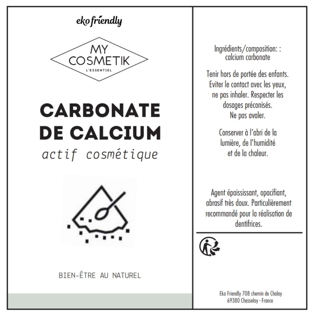 Carbonato di Calcio 200 g - Addensante, Opacizzante, Agente Abrasivo Molto Delicato - 100% Puro e Naturale