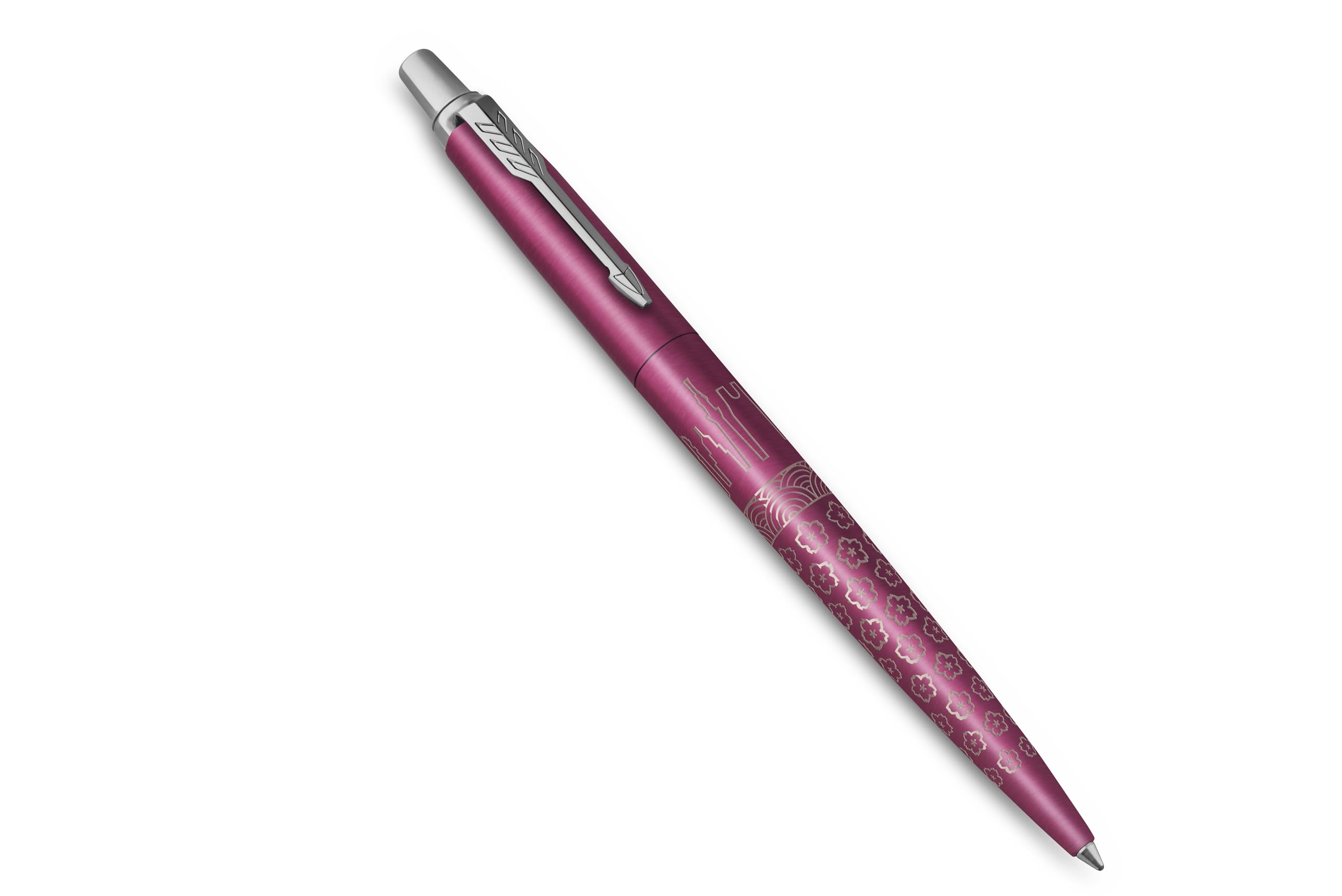 Parker Jotter Special Edition Global Icons Ballpoint Pen, Satin Pink - Image 4