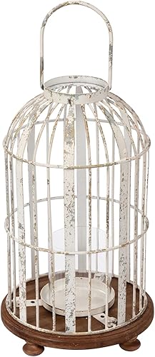 Miniatura 1 de Faroles de vela decorativos para exteriores de estilo rústico y rústico de 15 pulgadas para colgar en forma de huracán de estilo rústico para colgar