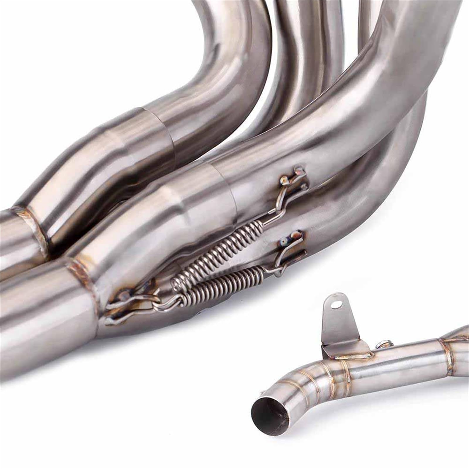 Système D'échappement Complet Moto pour Kawasaki Z900 Z 900 2017 2018 2019 2020 2021 Silencieux Collecteur Avant Tube À Enfiler