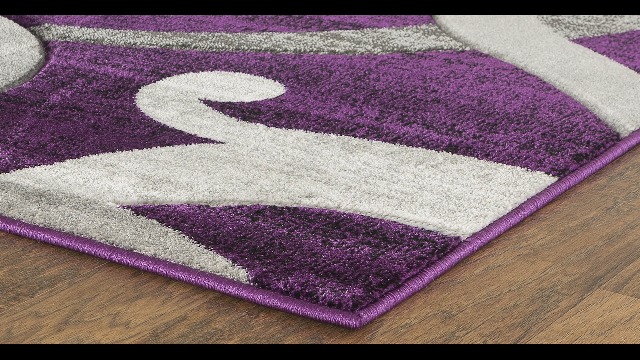 Amazon.com: Home Must Haves Purple Silver Grey Swirls Hand-Carved