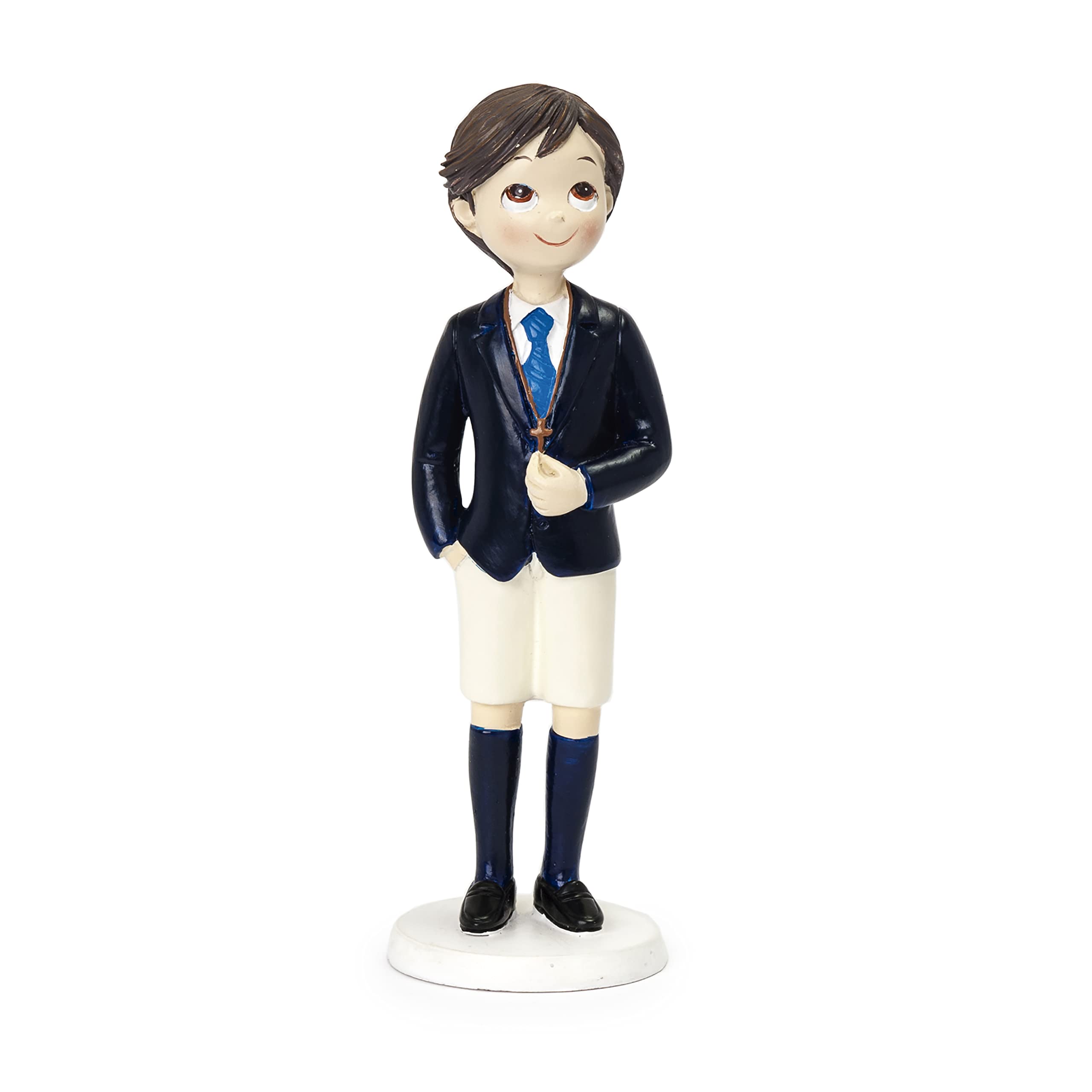 Mopec Figure pastel communion boy brown shorts 16 cm.