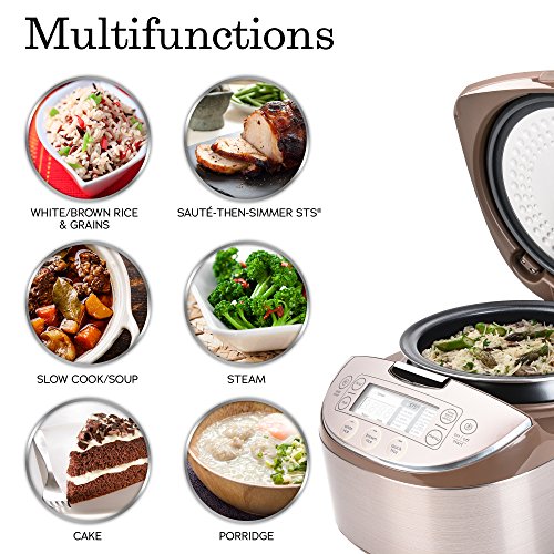 Aroma Housewares MTC-8008 Aroma Professional Rice Cooker/Multicooker, 8-Cup Uncooked, Champagne - Thumbnail 4