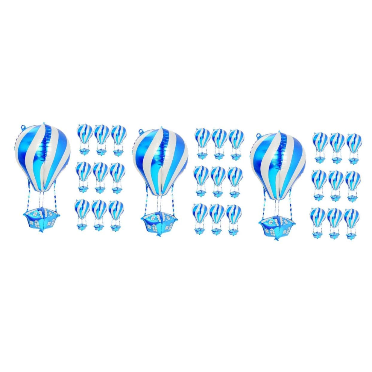 SOLUSTRE 30 Pezzi Palloncini Alluminio Forma Decorazioni Festive per Compleanni Matrimonio e Shower con Design Accattivante