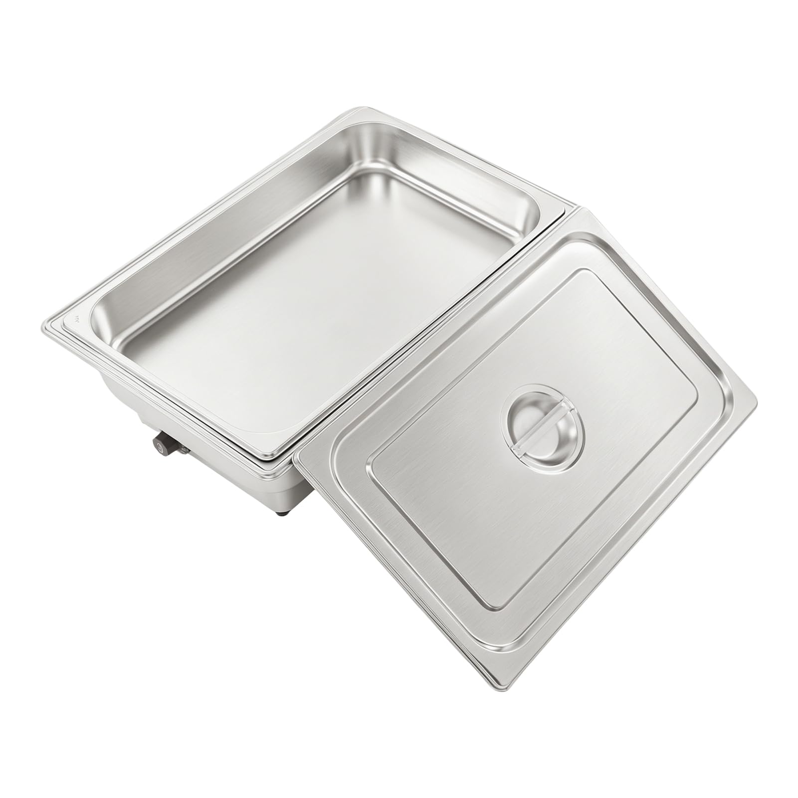 Termo eléctrico de acero inoxidable con tapa plana, 13,5 L