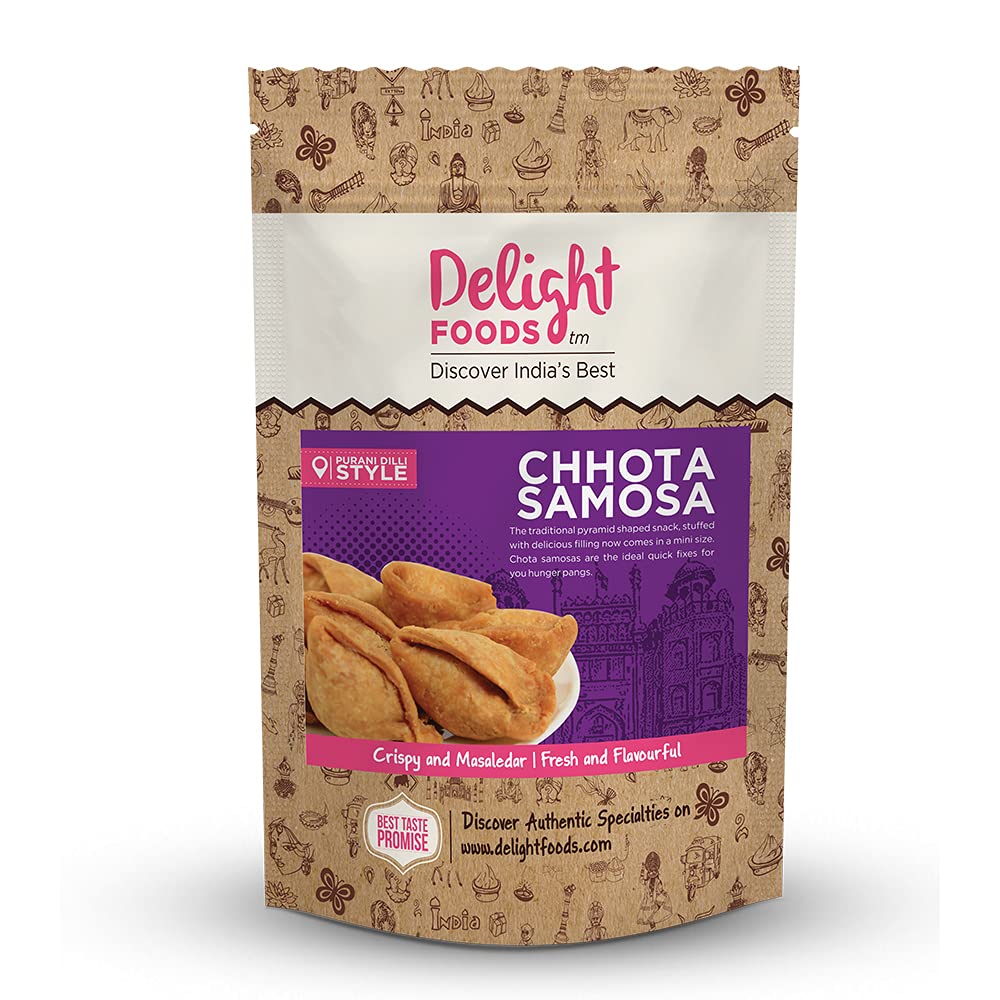 Delight Foods Chhota Samosa -250 Gm - Indian Snack