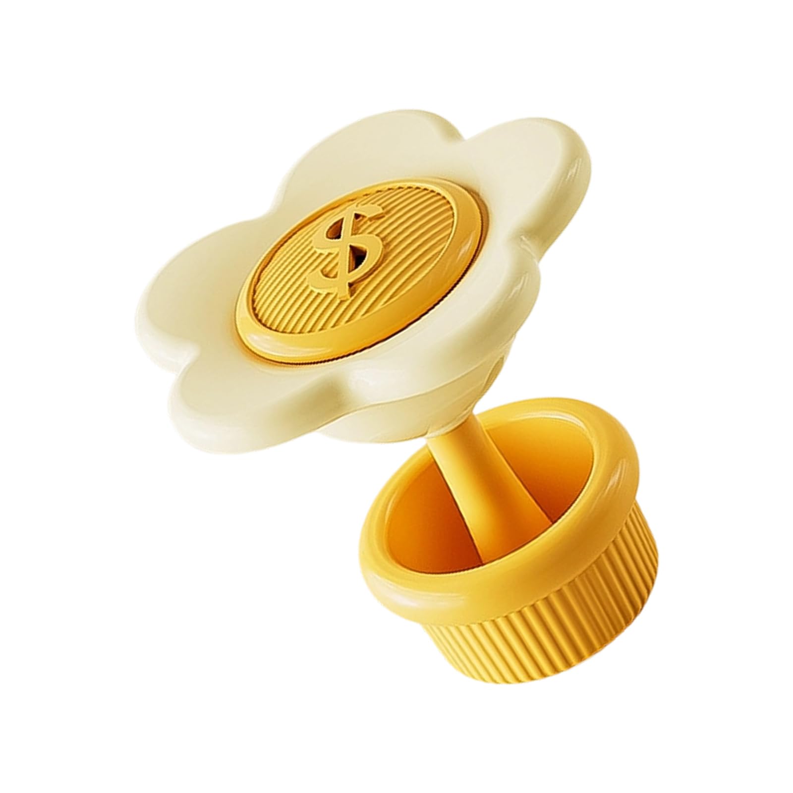 Kalttoy Beige Upgrades Toilet Flushing Button Pusher Decorative Toilet Flushing Button For Easy Installation & General Compatibility Pusher