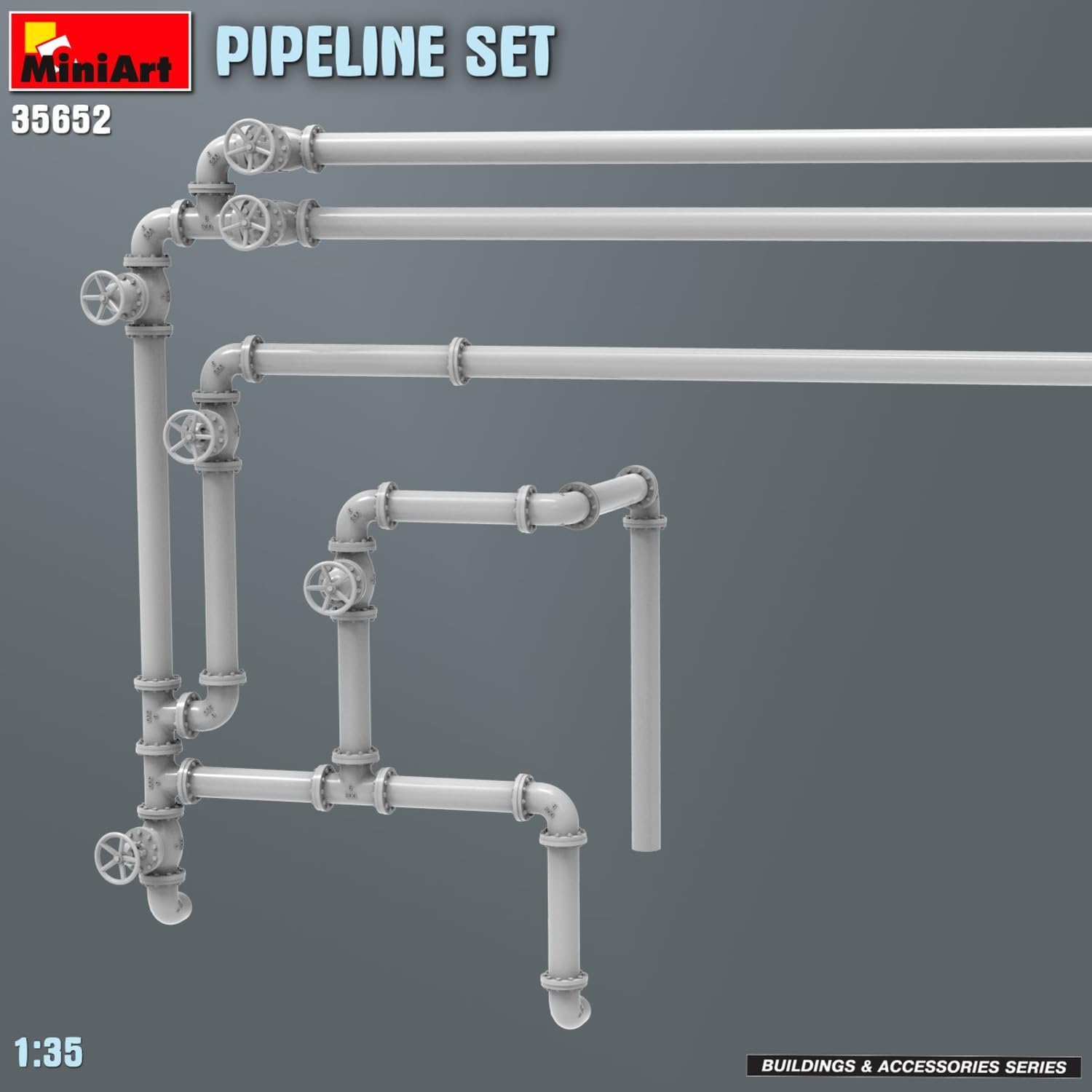 Miniart 1:35 - Pipeline Set, Molded Color, ミニチュア - Image 3