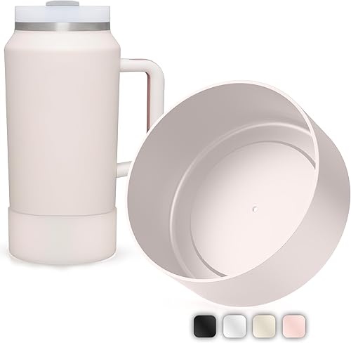 Bota para vaso Stanley Quencher H2.0 FlowState de 64 onzas con asa, silicona sin BPA, protector de manga para la parte inferior de la taza, protege